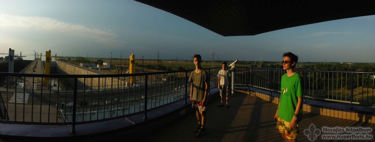 Az erőmű kilátójában