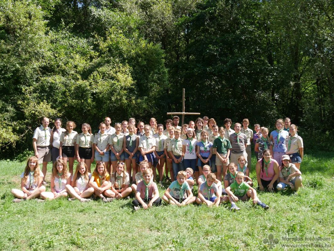 Táborbontás utáni csoportkép